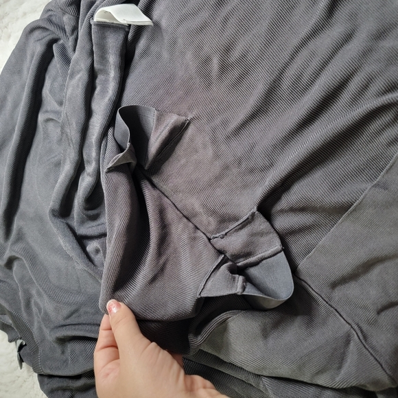 COS grey slinky loose fitting sleeveless top internal waist size Euro xs tunic - Picture 5 of 7